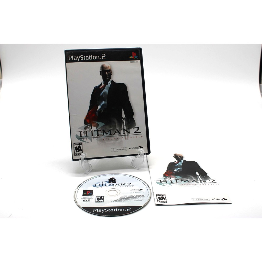 PS2 Hitman 2: Silent Assassin (Sony‎ PlayStation 2, 2002) Complete w/ Manual